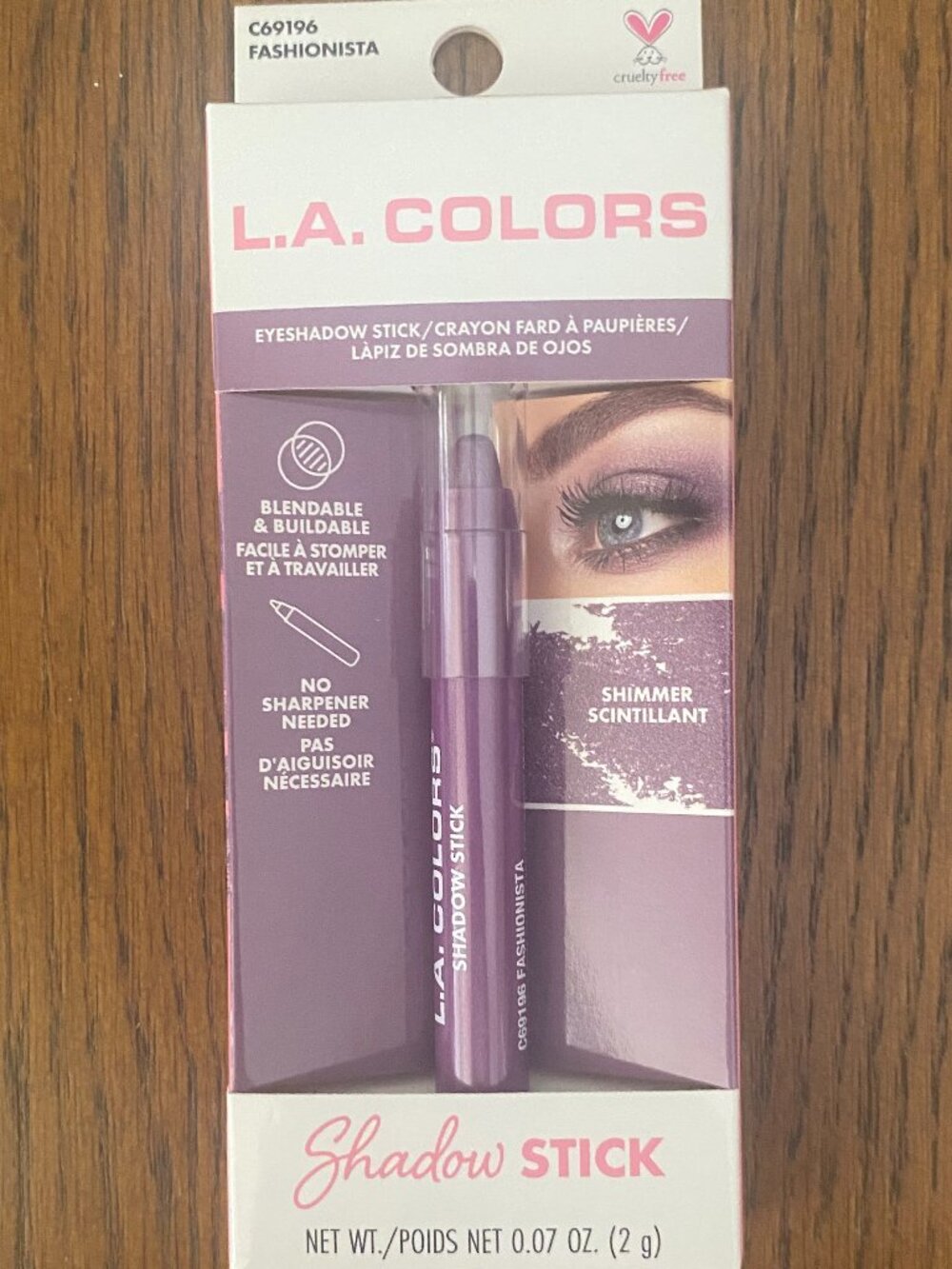 5/$10 L.A. Colors Shimmer Shadow Stick *FASHIONISTA*